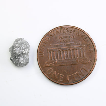2.32 CT Grey Uncut Raw Salt and Pepper - Loose Rough Diamond - Raw Irregular Shape - Customize Jewelry - Sale Offer - Christmas Gift