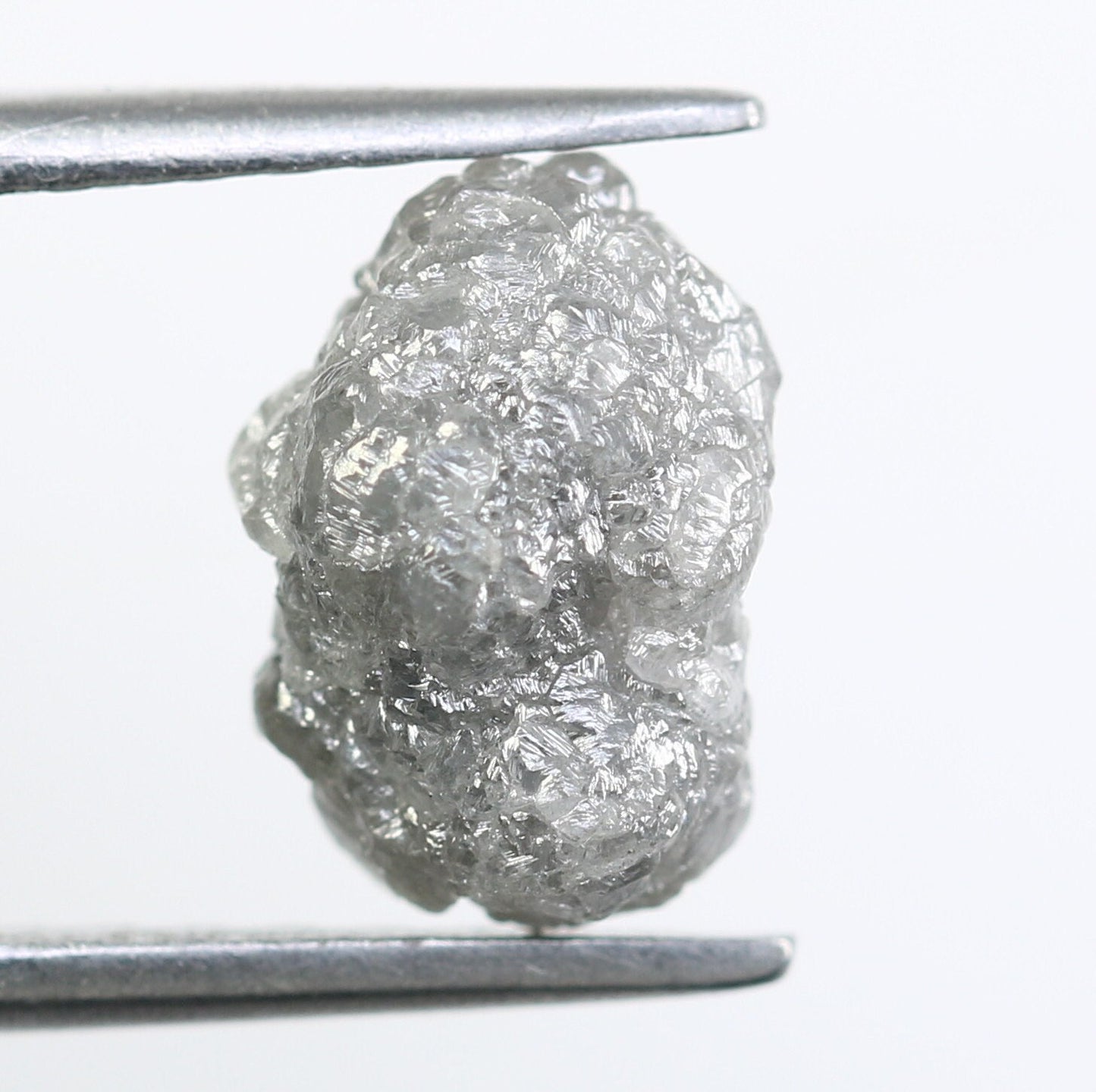 2.32 CT Grey Uncut Raw Salt and Pepper - Loose Rough Diamond - Raw Irregular Shape - Customize Jewelry - Sale Offer - Christmas Gift
