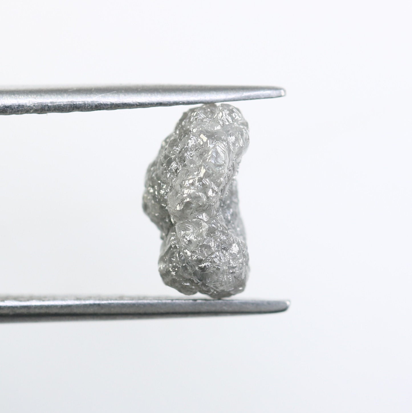 2.32 CT Grey Uncut Raw Salt and Pepper - Loose Rough Diamond - Raw Irregular Shape - Customize Jewelry - Sale Offer - Christmas Gift