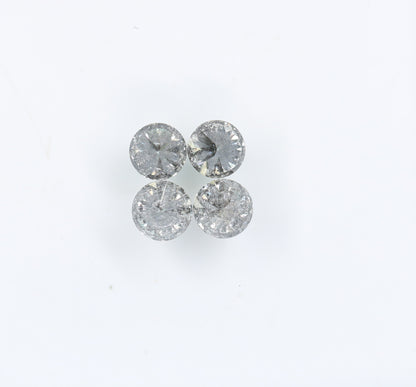 Salt and Pepper Brilliant Cut Round Diamonds | Perfect for Custom Gold Rings | Unique and Elegant Jewelry Designs