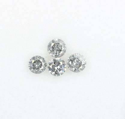 Salt and Pepper Brilliant Cut Round Diamonds | Perfect for Custom Gold Rings | Unique and Elegant Jewelry Designs