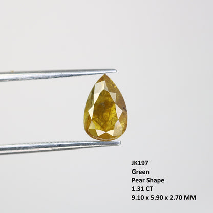 1.31 CT Pear Cut Diamond Engagement RingFor Gold Ring Diamonds