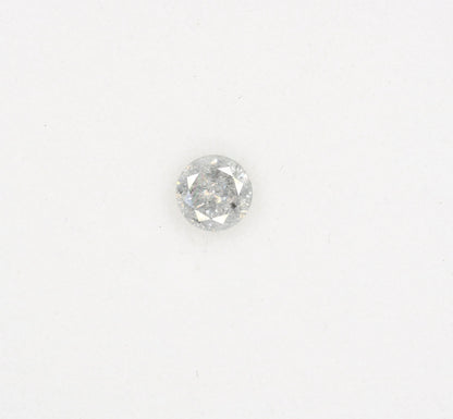 0.38 CT Natural Salt and Pepper Diamond Round Brilliant Cut Loose Stone for Jewelry Making Wholesale Price Ideal for Rings & Earrings