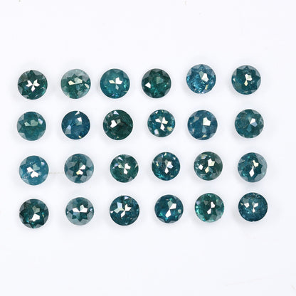 Blue Diamond | Round Rose Cut Diamond | Fancy Color Diamond |Loose Diamonds For Wedding Ring, Pendant, Necklace Diamonds