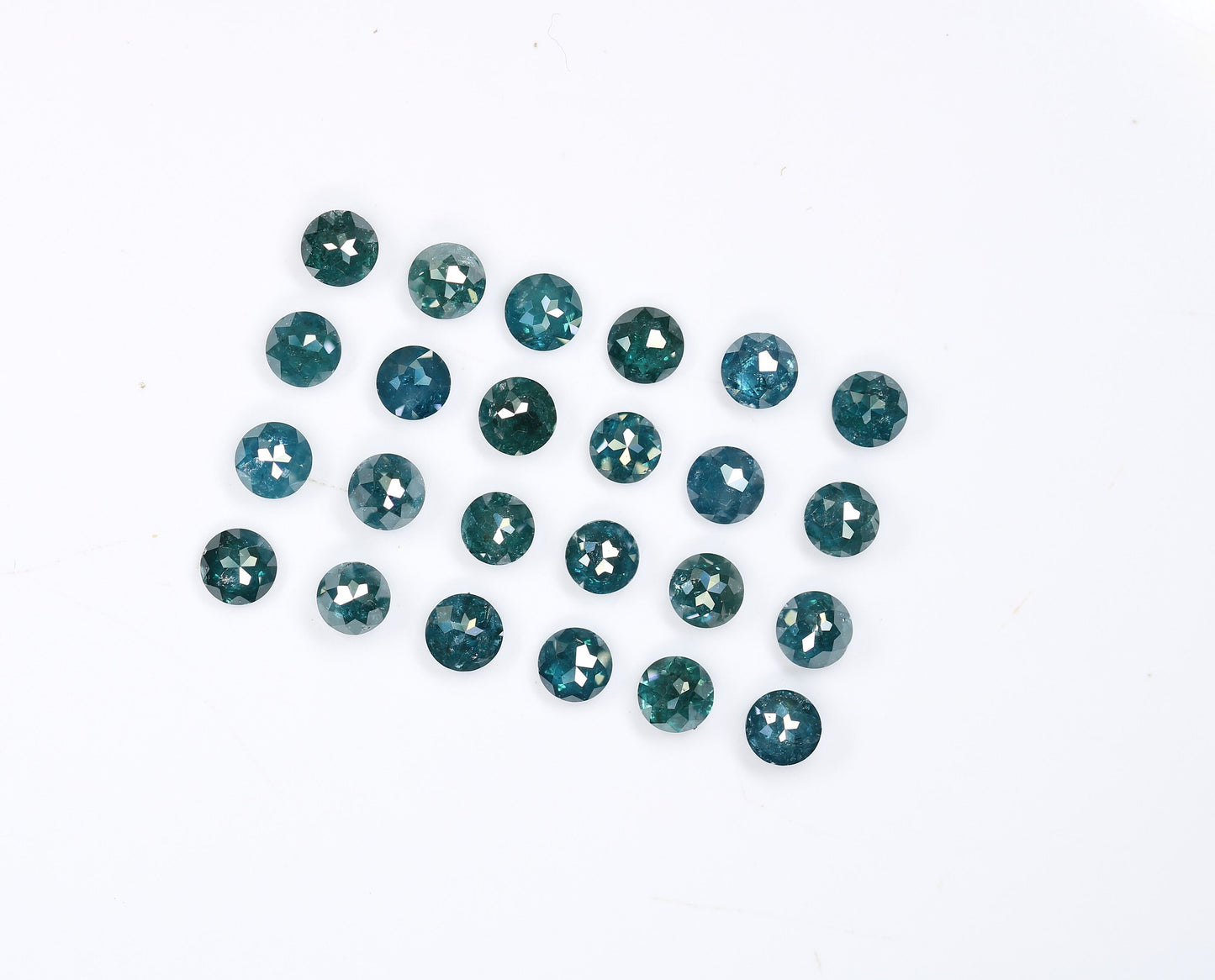 Blue Diamond | Round Rose Cut Diamond | Fancy Color Diamond |Loose Diamonds For Wedding Ring, Pendant, Necklace Diamonds