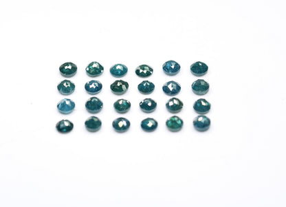 Blue Diamond | Round Rose Cut Diamond | Fancy Color Diamond |Loose Diamonds For Wedding Ring, Pendant, Necklace Diamonds