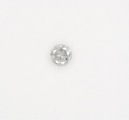 0.38 CT Natural Salt and Pepper Diamond Round Brilliant Cut Loose Stone for Jewelry Making Wholesale Price Ideal for Rings & Earrings