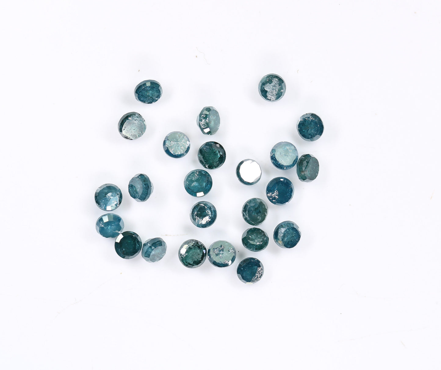 Blue Diamond | Round Rose Cut Diamond | Fancy Color Diamond |Loose Diamonds For Wedding Ring, Pendant, Necklace Diamonds