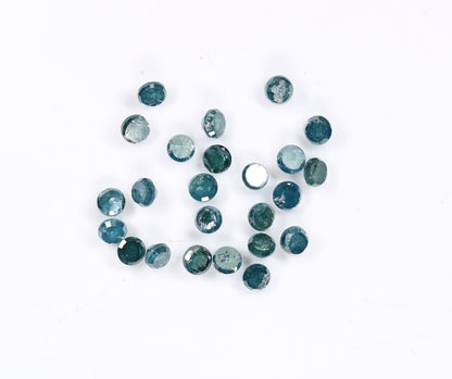 Blue Diamond | Round Rose Cut Diamond | Fancy Color Diamond |Loose Diamonds For Wedding Ring, Pendant, Necklace Diamonds