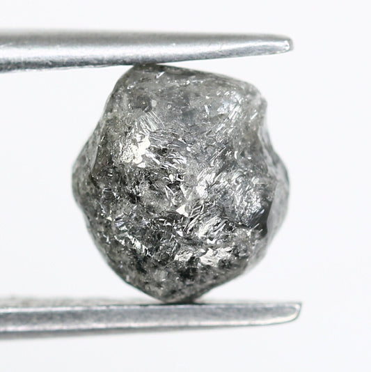 2.29 CTUncut Raw Salt and Pepper - Loose Rough Diamond - Raw Irregular Shape - Customize Jewelry - Sale Offer - Christmas Gift