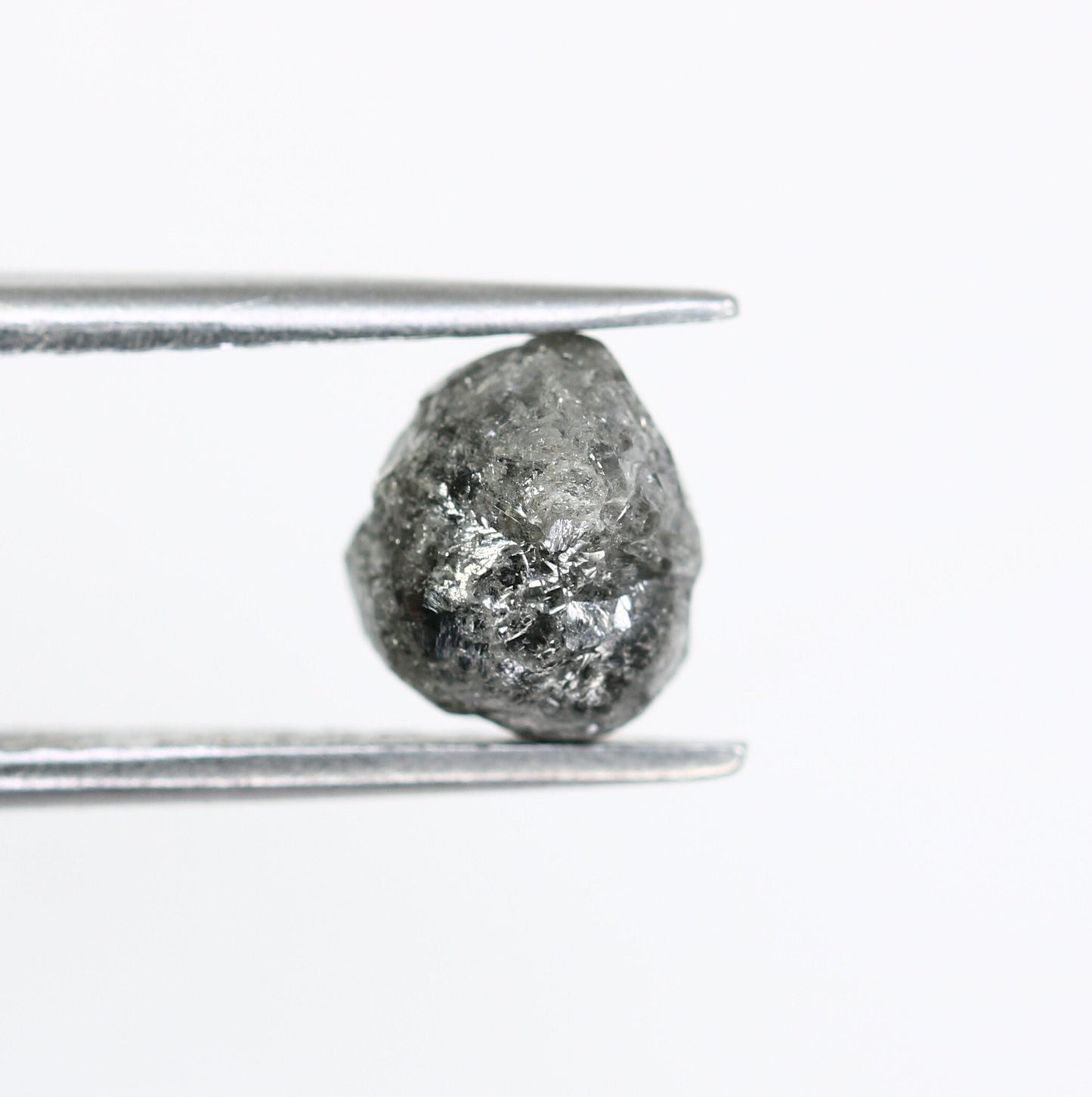 2.29 CTUncut Raw Salt and Pepper - Loose Rough Diamond - Raw Irregular Shape - Customize Jewelry - Sale Offer - Christmas Gift
