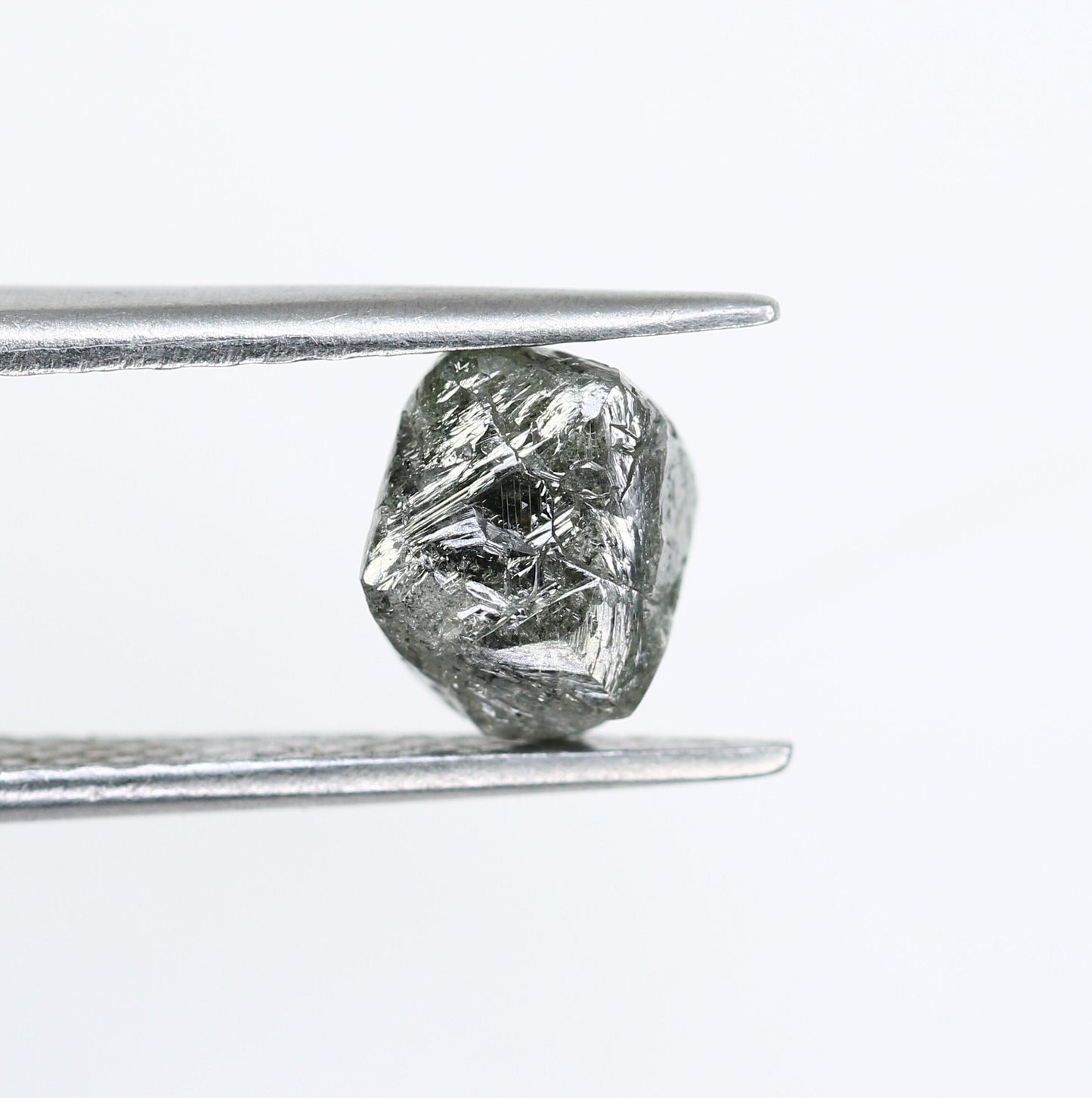2.14 CT Uncut Raw Salt and Pepper - Loose Rough Diamond - Raw Irregular Shape - Customize Jewelry - Sale Offer - Christmas Gift