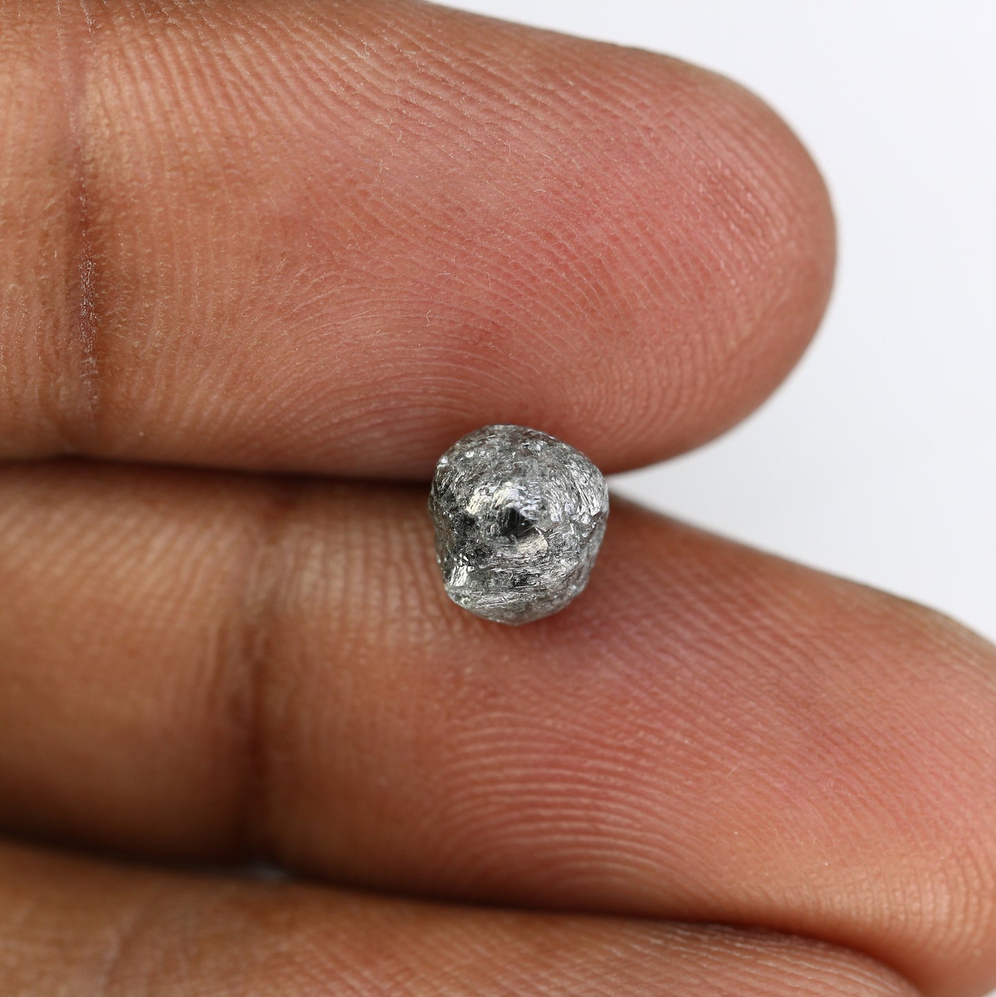 2.29 CTUncut Raw Salt and Pepper - Loose Rough Diamond - Raw Irregular Shape - Customize Jewelry - Sale Offer - Christmas Gift