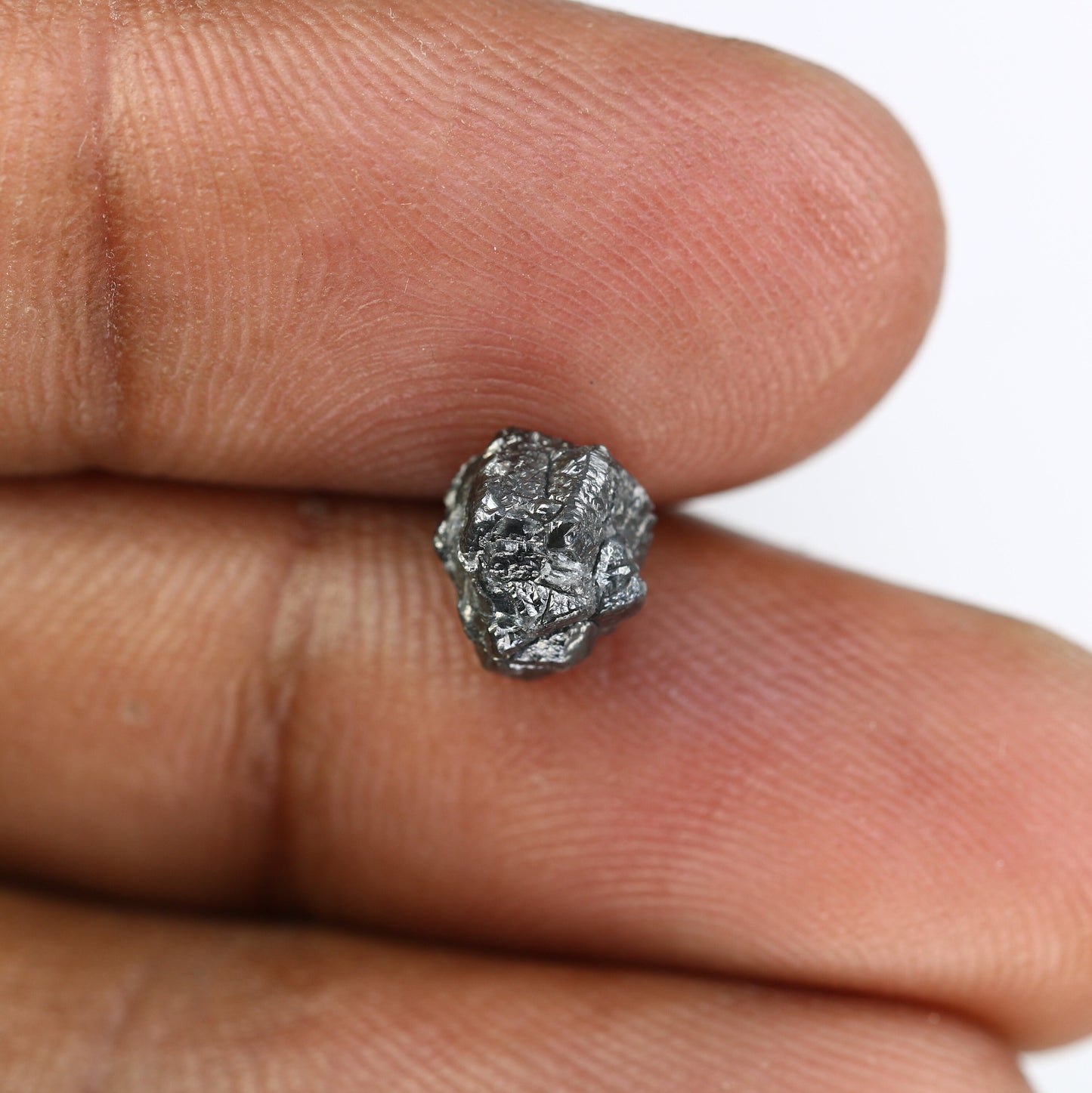 2.54 CT Uncut Raw Salt and Pepper - Loose Rough Diamond - Raw Irregular Shape - Customize Jewelry - Sale Offer - Christmas Gift