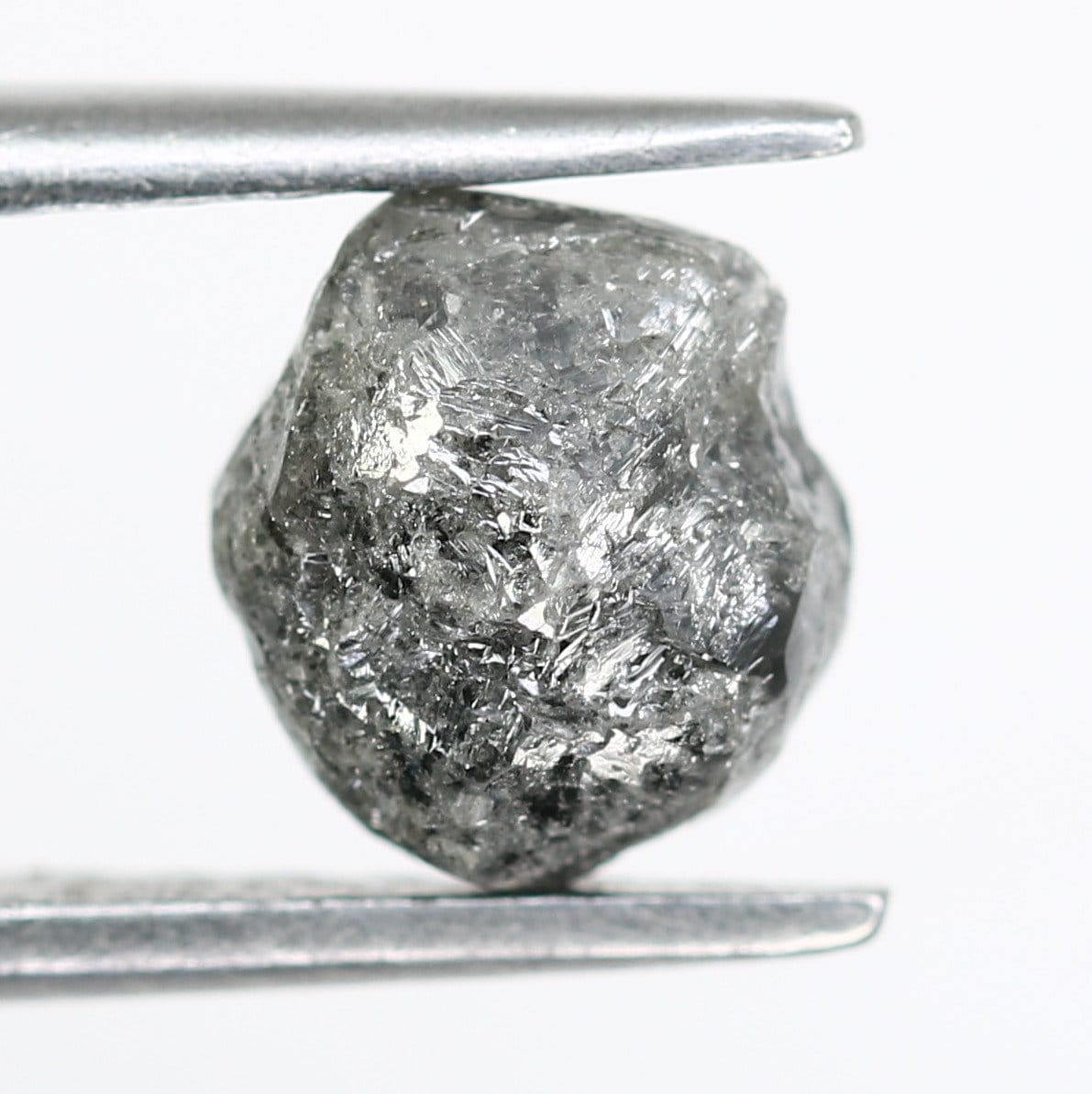 2.29 CTUncut Raw Salt and Pepper - Loose Rough Diamond - Raw Irregular Shape - Customize Jewelry - Sale Offer - Christmas Gift