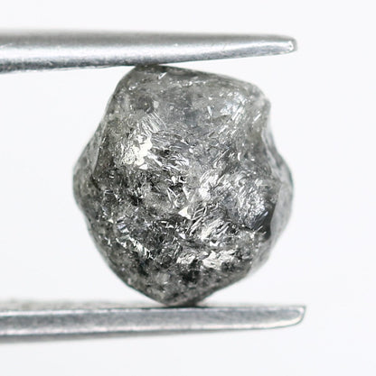 2.29 CTUncut Raw Salt and Pepper - Loose Rough Diamond - Raw Irregular Shape - Customize Jewelry - Sale Offer - Christmas Gift
