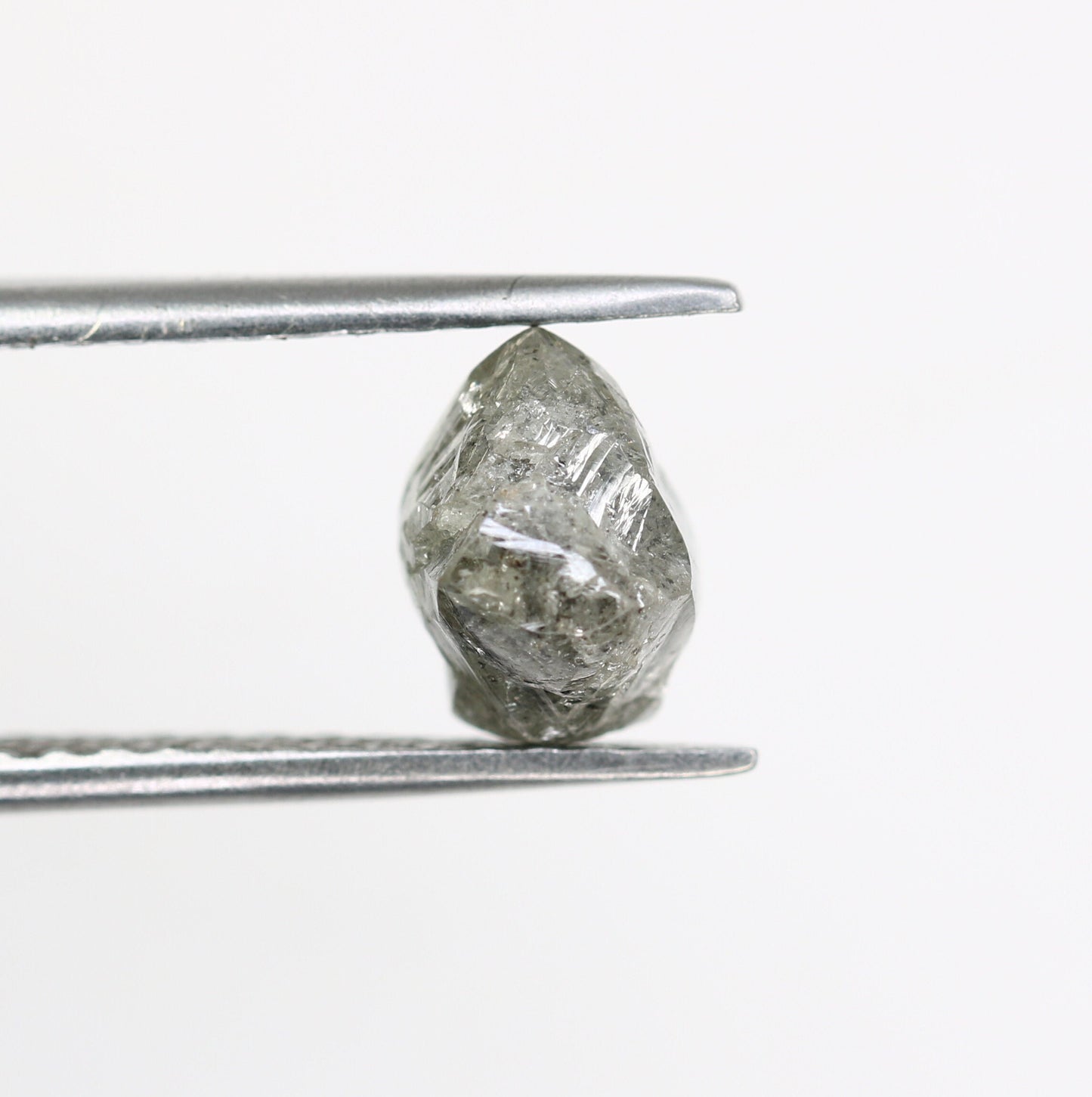 2.27 CT Uncut Raw Salt and Pepper - Loose Rough Diamond - Raw Irregular Shape - Customize Jewelry - Sale Offer - Christmas Gift