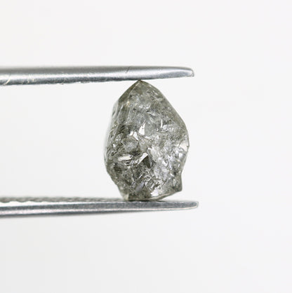 2.27 CT Uncut Raw Salt and Pepper - Loose Rough Diamond - Raw Irregular Shape - Customize Jewelry - Sale Offer - Christmas Gift