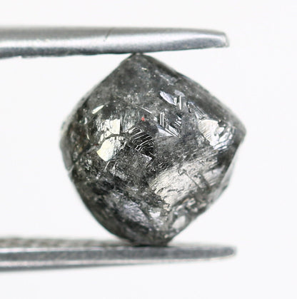 2.18 CTUncut Raw Salt and Pepper - Loose Rough Diamond - Raw Irregular Shape - Customize Jewelry - Sale Offer - Christmas Gift