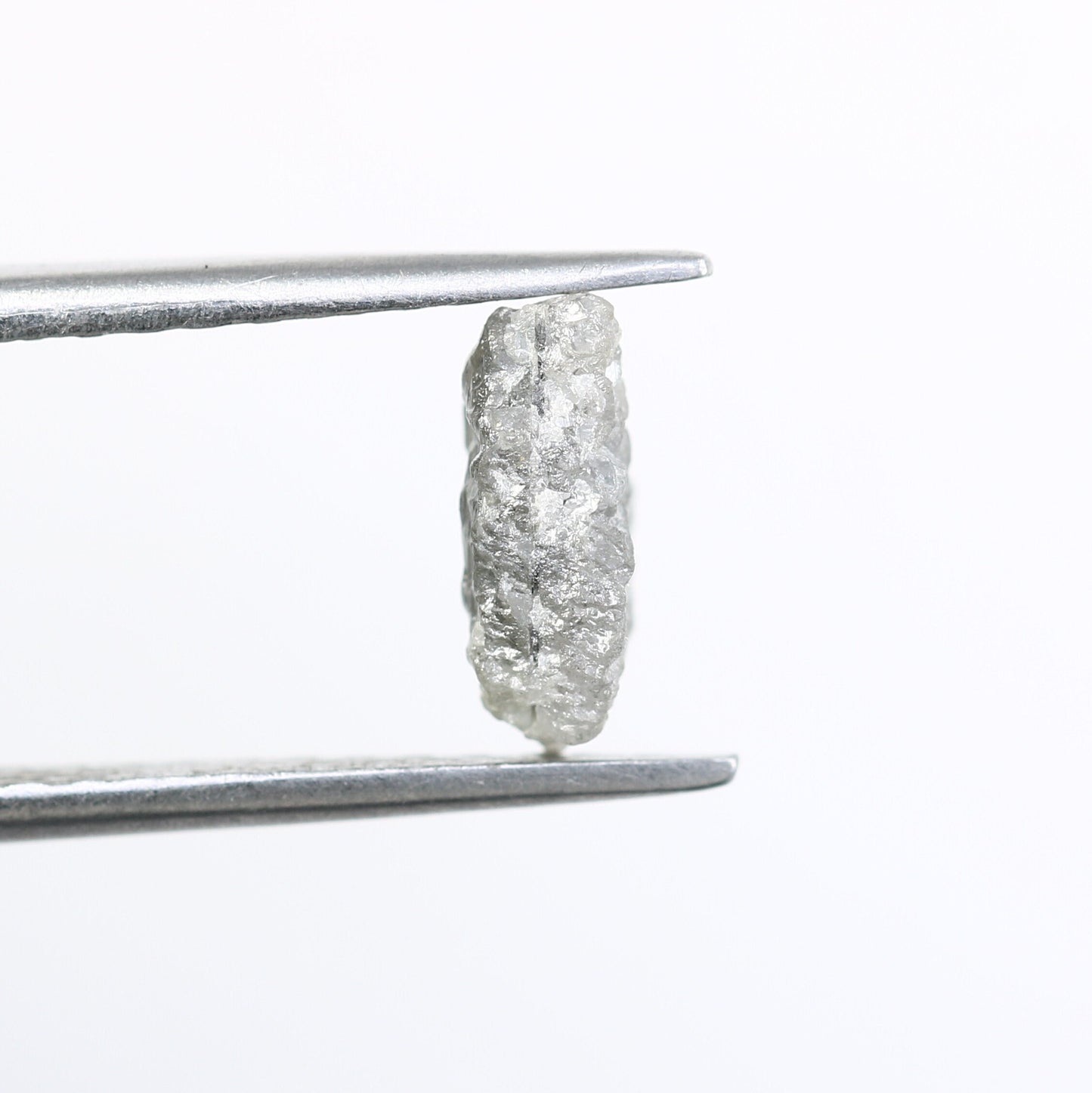 1.72 CT Gray Uncut Raw Salt and Pepper - Loose Rough Diamond - Raw Irregular Shape - Customize Jewelry - Sale Offer - Christmas Gift