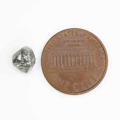 2.27 CT Uncut Raw Salt and Pepper - Loose Rough Diamond - Raw Irregular Shape - Customize Jewelry - Sale Offer - Christmas Gift