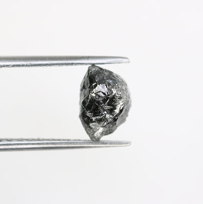 2.07 CT Uncut Raw Salt and Pepper - Loose Rough Diamond - Raw Irregular Shape - Customize Jewelry - Sale Offer - Christmas Gift