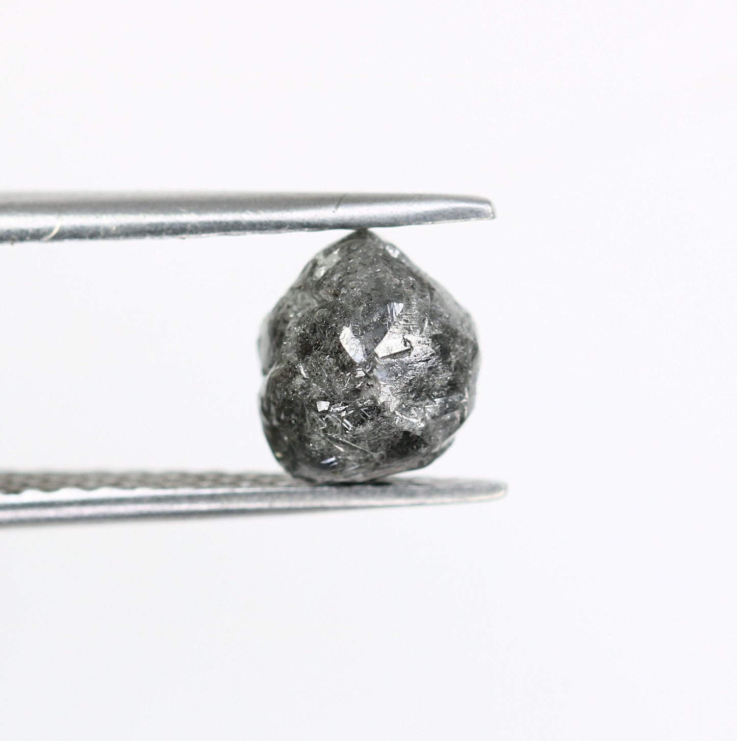 2.18 CTUncut Raw Salt and Pepper - Loose Rough Diamond - Raw Irregular Shape - Customize Jewelry - Sale Offer - Christmas Gift