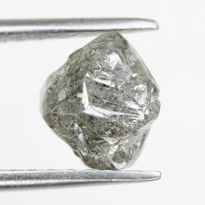 2.27 CT Uncut Raw Salt and Pepper - Loose Rough Diamond - Raw Irregular Shape - Customize Jewelry - Sale Offer - Christmas Gift