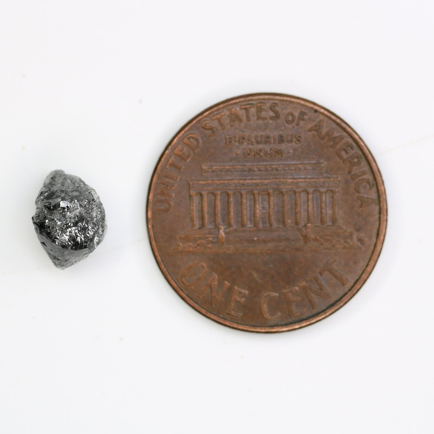 2.07 CT Uncut Raw Salt and Pepper - Loose Rough Diamond - Raw Irregular Shape - Customize Jewelry - Sale Offer - Christmas Gift