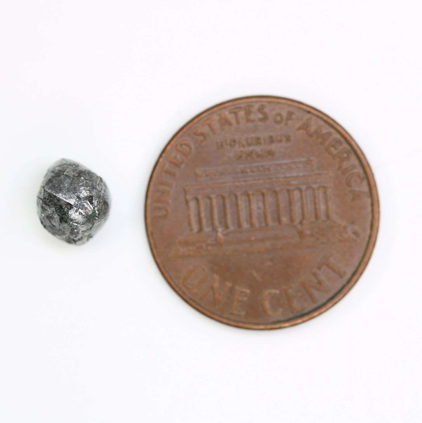 2.18 CTUncut Raw Salt and Pepper - Loose Rough Diamond - Raw Irregular Shape - Customize Jewelry - Sale Offer - Christmas Gift