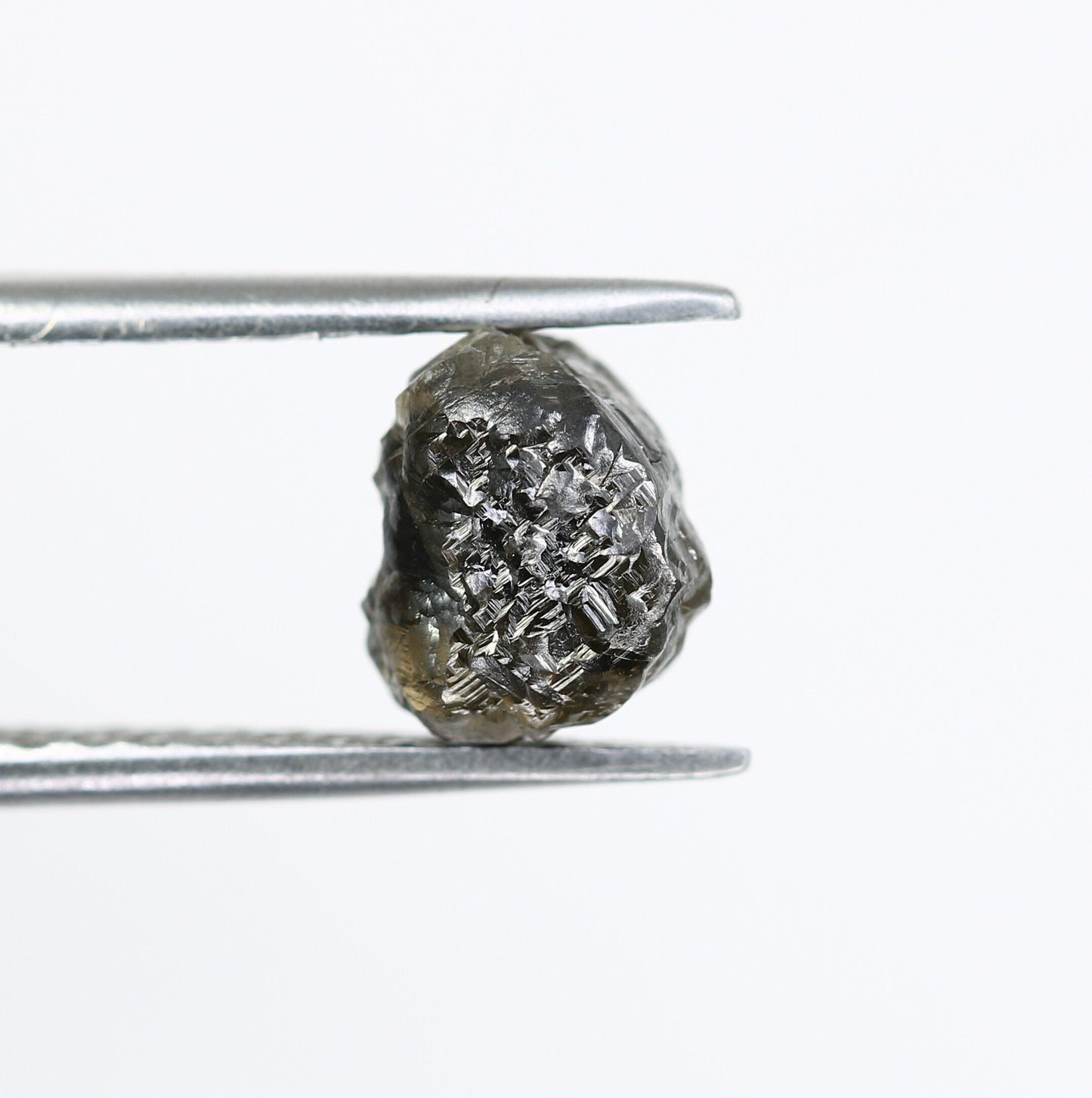2.57 CT Uncut Raw Salt and Pepper - Loose Rough Diamond - Raw Irregular Shape - Customize Jewelry - Sale Offer - Christmas Gift