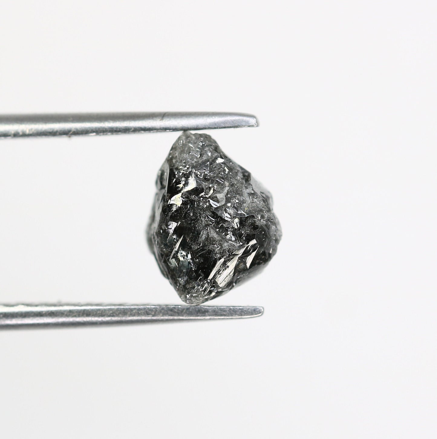 2.07 CT Uncut Raw Salt and Pepper - Loose Rough Diamond - Raw Irregular Shape - Customize Jewelry - Sale Offer - Christmas Gift