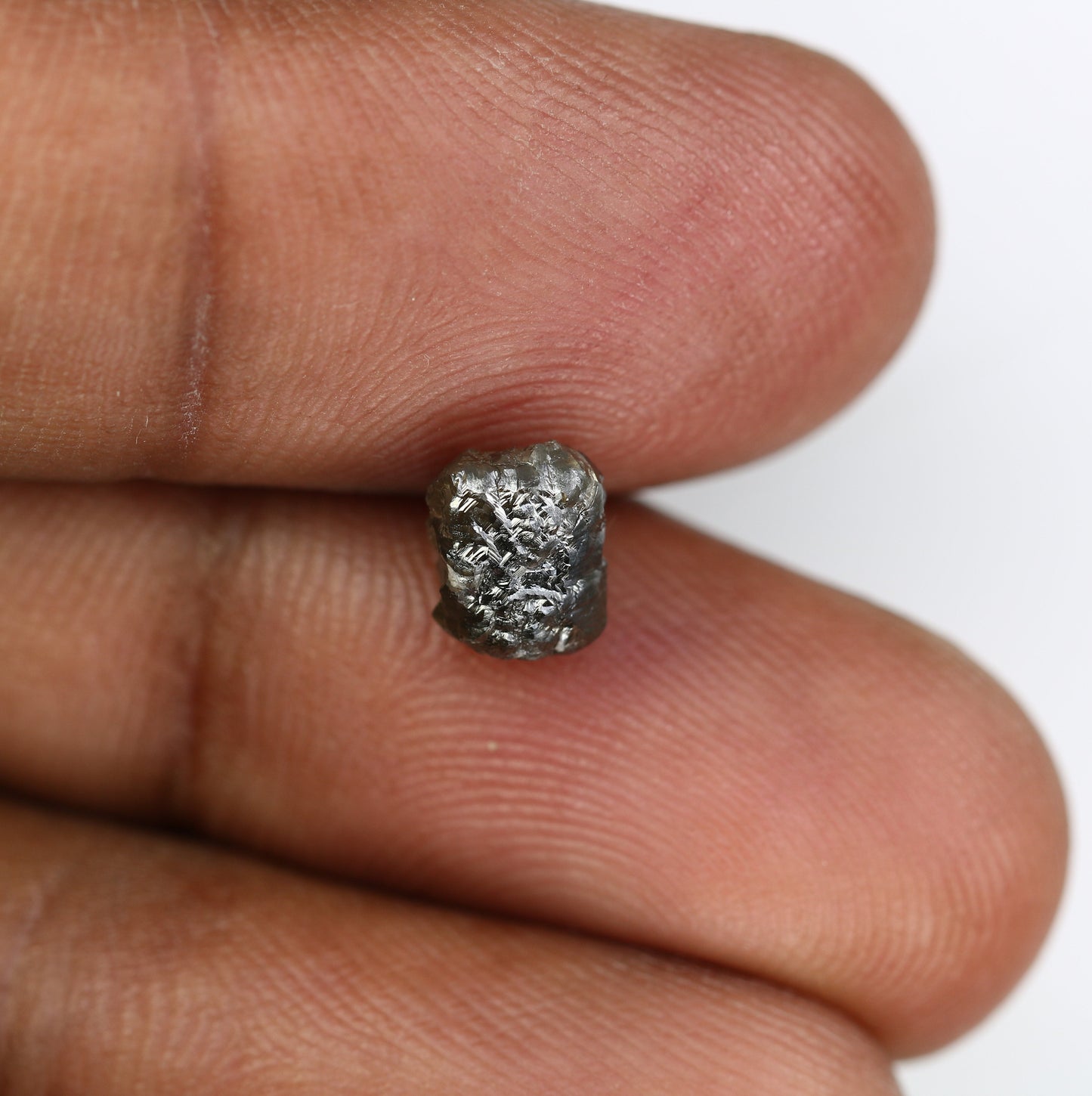 2.57 CT Uncut Raw Salt and Pepper - Loose Rough Diamond - Raw Irregular Shape - Customize Jewelry - Sale Offer - Christmas Gift