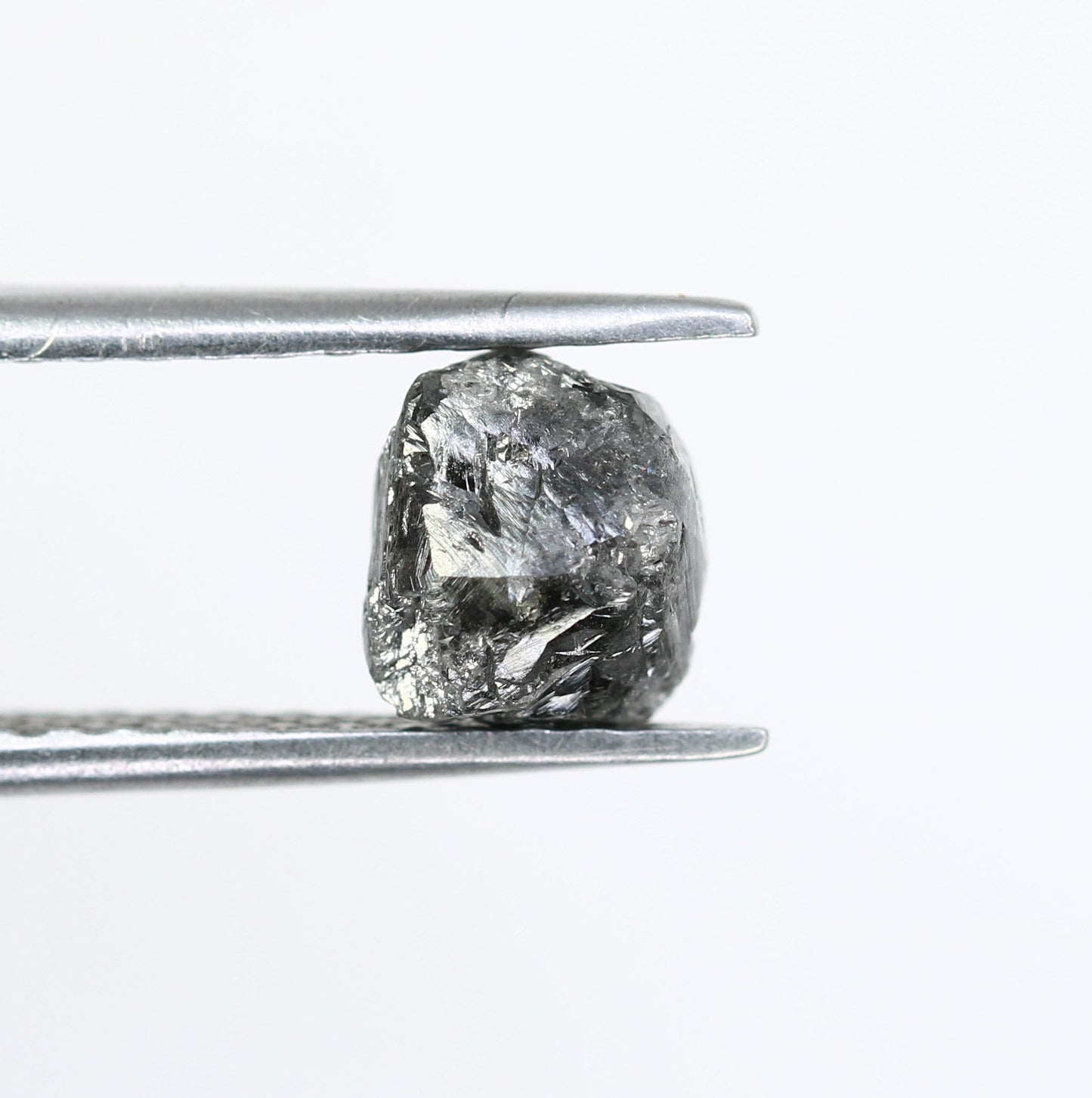 2.02 CT Uncut Raw Salt and Pepper - Loose Rough Diamond - Raw Irregular Shape - Customize Jewelry - Sale Offer - Christmas Gift