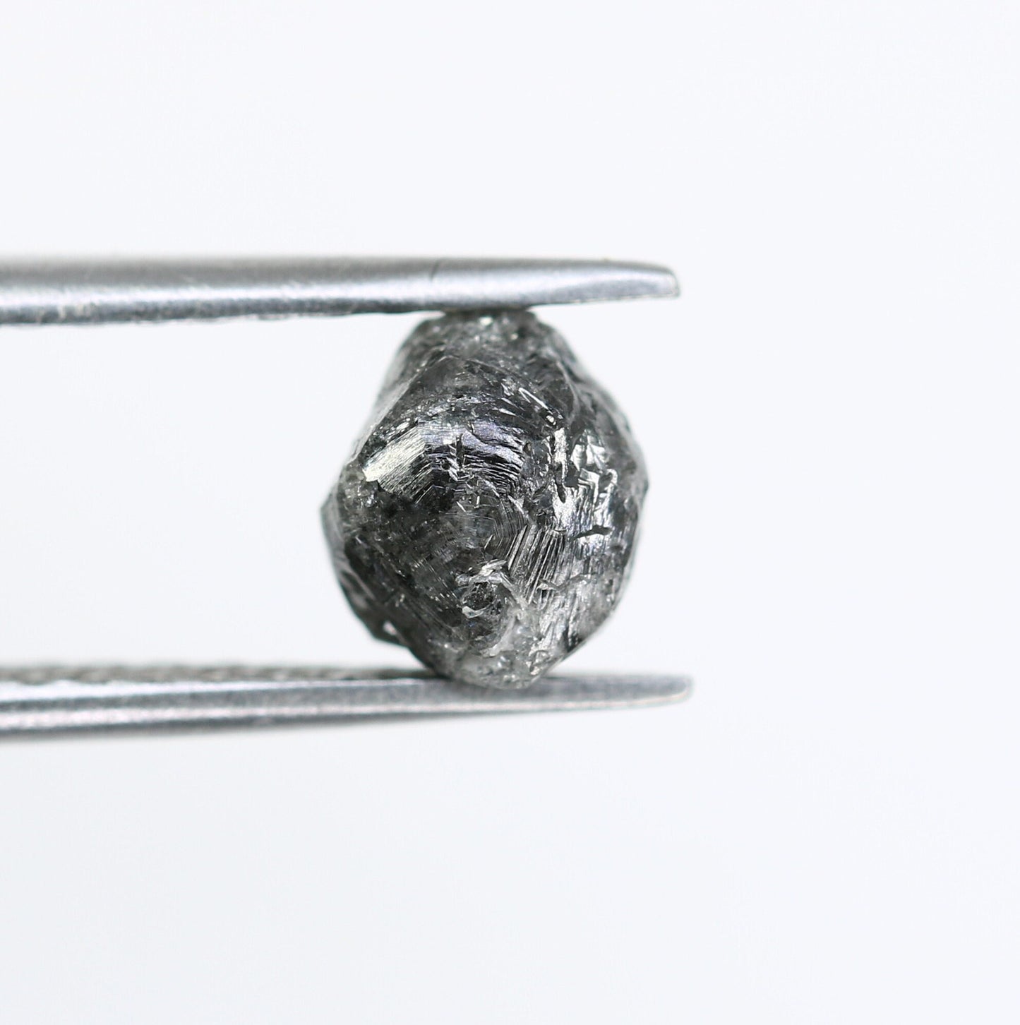 2.02 CT Uncut Raw Salt and Pepper - Loose Rough Diamond - Raw Irregular Shape - Customize Jewelry - Sale Offer - Christmas Gift