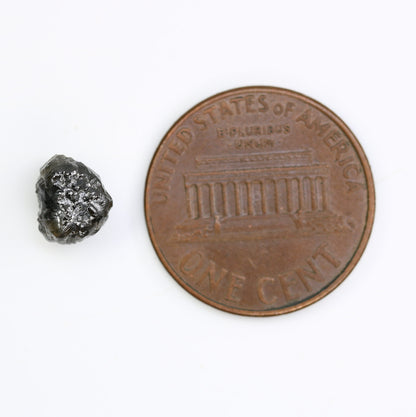 2.57 CT Uncut Raw Salt and Pepper - Loose Rough Diamond - Raw Irregular Shape - Customize Jewelry - Sale Offer - Christmas Gift