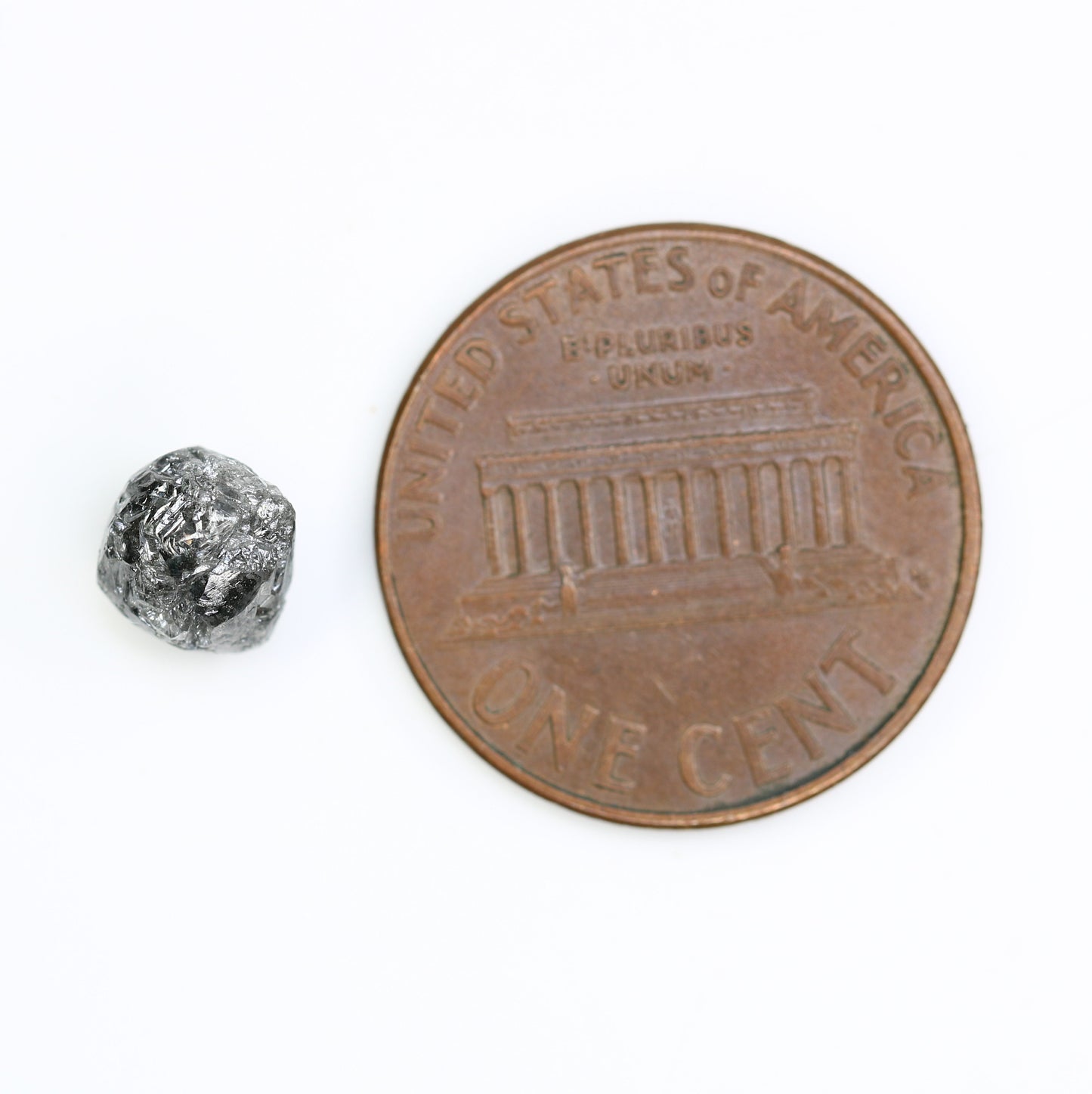2.02 CT Uncut Raw Salt and Pepper - Loose Rough Diamond - Raw Irregular Shape - Customize Jewelry - Sale Offer - Christmas Gift