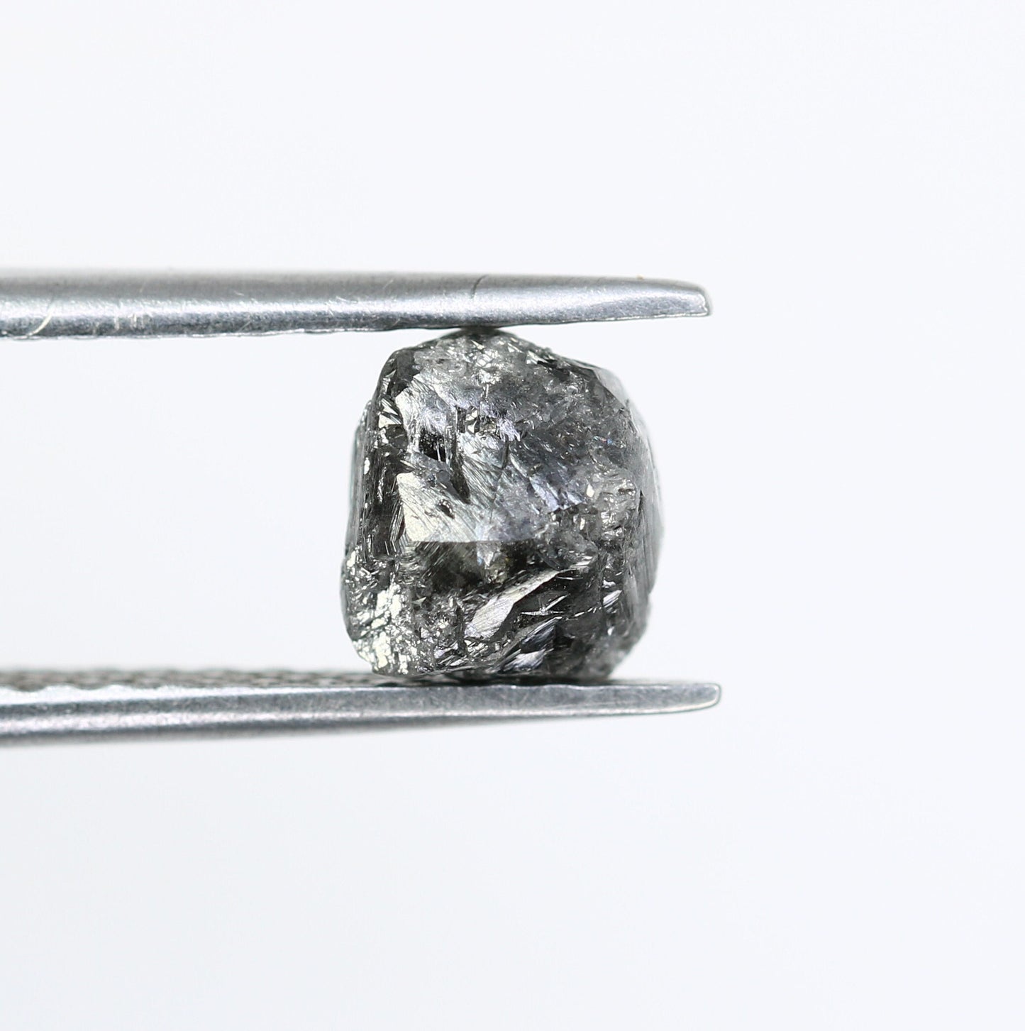 2.02 CT Uncut Raw Salt and Pepper - Loose Rough Diamond - Raw Irregular Shape - Customize Jewelry - Sale Offer - Christmas Gift