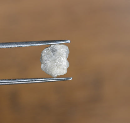 2.14 CT Snow White Uncut Raw Salt and Pepper - Loose Rough Diamond - Raw Irregular Shape - Customize Jewelry - Sale Offer - Christmas Gift