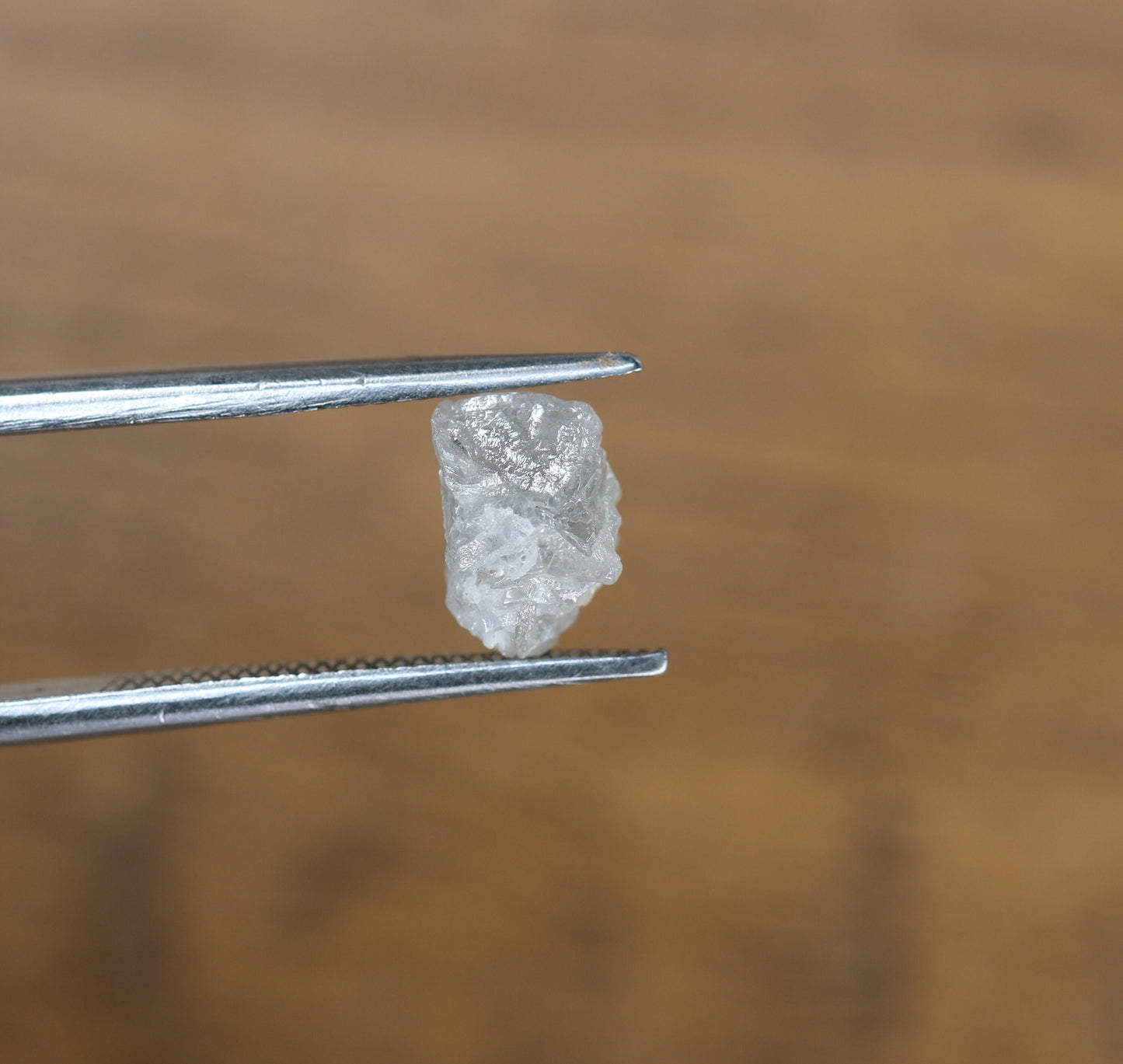 1.43 CT Snow White Uncut Raw Salt and Pepper - Loose Rough Diamond - Raw Irregular Shape - Customize Jewelry - Sale Offer - Christmas Gift