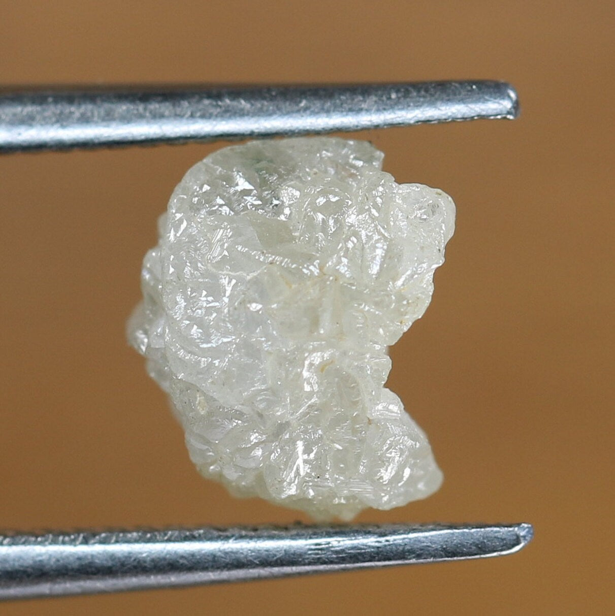1.24 CT Snow White Uncut Raw Salt and Pepper - Loose Rough Diamond - Raw Irregular Shape - Customize Jewelry - Sale Offer - Christmas Gift
