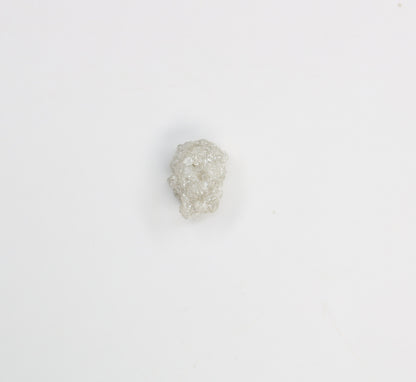 0.93 CT Snow White Uncut Raw Salt and Pepper - Loose Rough Diamond - Raw Irregular Shape - Customize Jewelry - Sale Offer - Christmas Gift