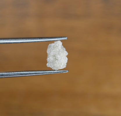 0.93 CT Snow White Uncut Raw Salt and Pepper - Loose Rough Diamond - Raw Irregular Shape - Customize Jewelry - Sale Offer - Christmas Gift