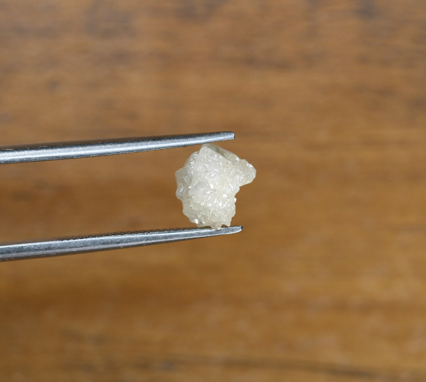 1.24 CT Snow White Uncut Raw Salt and Pepper - Loose Rough Diamond - Raw Irregular Shape - Customize Jewelry - Sale Offer - Christmas Gift