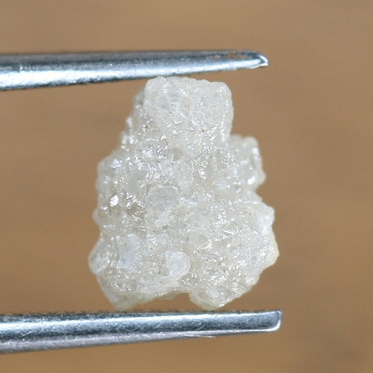 1.23 CT  Snow White Uncut Raw Salt and Pepper - Loose Rough Diamond - Raw Irregular Shape - Customize Jewelry - Sale Offer - Christmas Gift