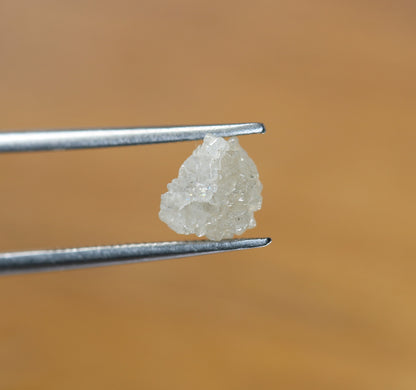 1.38 CT White Uncut Raw Salt and Pepper - Loose Rough Diamond - Raw Irregular Shape - Customize Jewelry - Sale Offer - Christmas Gift
