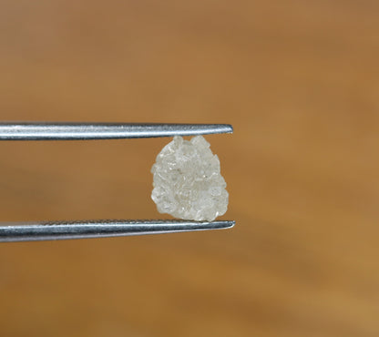 1.38 CT White Uncut Raw Salt and Pepper - Loose Rough Diamond - Raw Irregular Shape - Customize Jewelry - Sale Offer - Christmas Gift