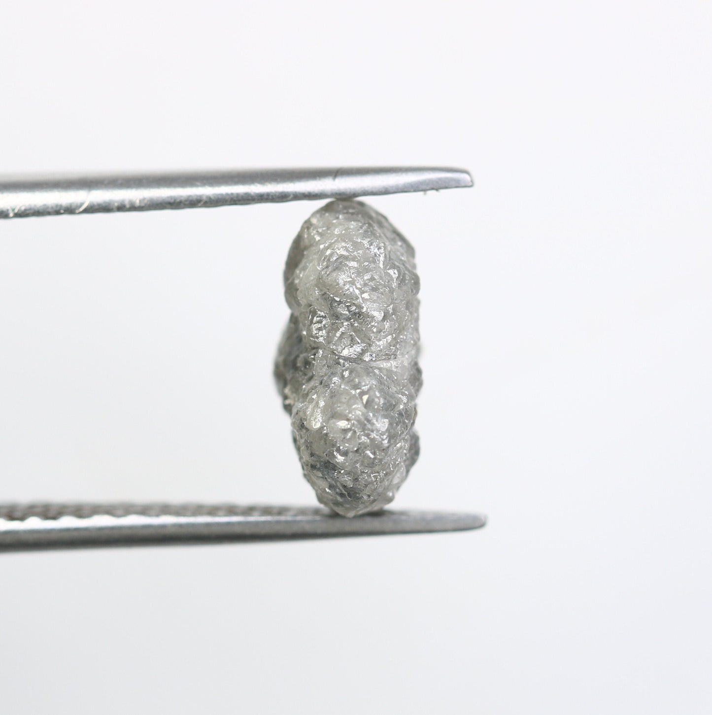 3.19 CT Uncut Raw Salt and Pepper - Loose Rough Diamond - Raw Irregular Shape - Customize Jewelry - Sale Offer - Christmas Gift