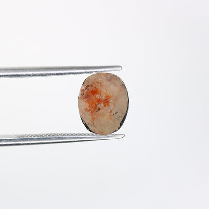 1.48 CT Oval Peach Diamond | Ideal for Engagement Ring | Stunning Gold Jewelry Piece