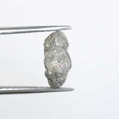3.19 CT Uncut Raw Salt and Pepper - Loose Rough Diamond - Raw Irregular Shape - Customize Jewelry - Sale Offer - Christmas Gift